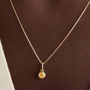 14K Gold November Birthstone Sphere ~ Mejuri